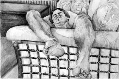Portrait of Vee on a Couch II
