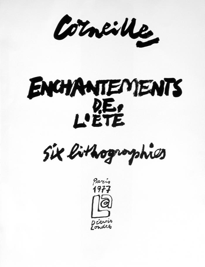 L'Enchantements de L'Ete (Cover) 6 lithographs